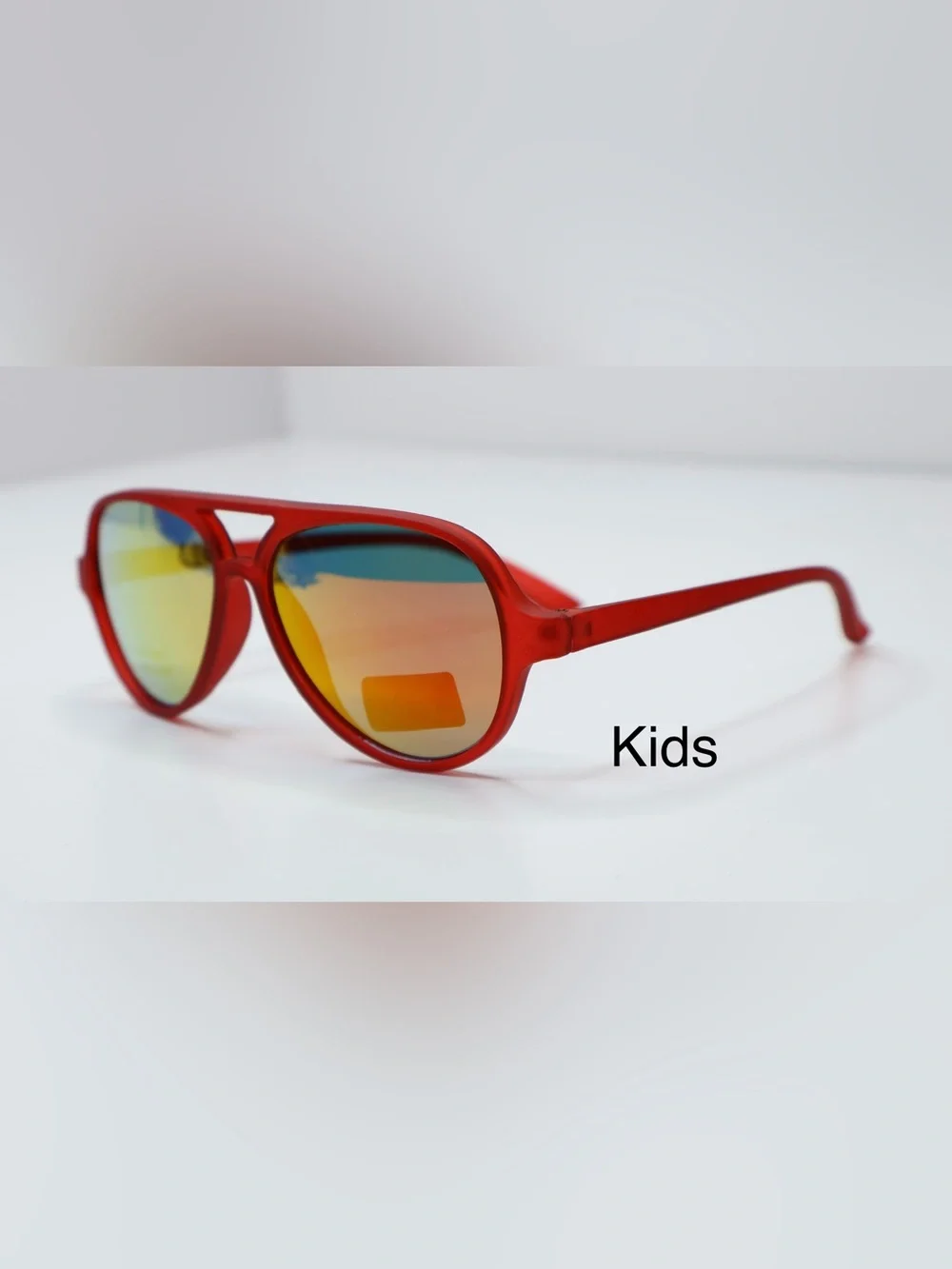 Kids Aviator-Style Sunglasses with Mirrored Lenses -